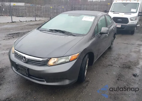 2012 Honda Civic Lx z USA, uszkodzony, nr VIN 2HGFB2F55CH558222